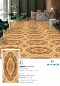 Carreaux de sol en céramique polie de haute qualité 60x120 cm, aspect ancien au design moderne, pour murs intérieurs - Product Image 5