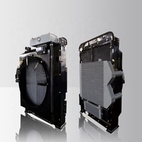 Radiateur et refroidisseur d'air à huile combinés pour excavatrice Hyundai |   Système de refroidissement complet avec échangeur de chaleur pour hydraulique et moteur