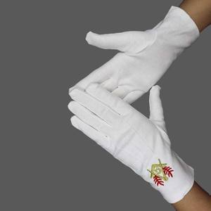 Precio de fábrica 100% guantes industriales de algodón guantes de trabajo de mano blanca guantes masónicos personalizados - Product Image 5