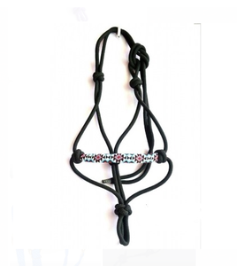 Licol classique pour cheval en corde robuste, selle anglaise, nylon PP tressé, accessoire de harnais, style western, cuir résistant - Product Image 1