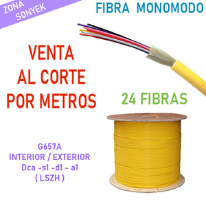 Cable de Comunicación Monomodo de 24 Fibras Cortado a Medida - Product Image 1