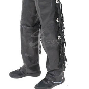 Cheap Price Breathable Comfortable Men Leather <b>Chaps</b> Wholesale Latest Design Washed Leather <b>Chaps</b> For Adults - Product Image 3