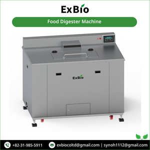 Approvisionnement raisonnable du marché de la machine de compostage de digesteur de déchets alimentaires Exbio 500kg/jour au meilleur prix - Product Image 3