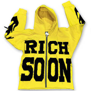 Custom <b>Cropped</b> Vintage Heavyweight Distressed Patch Applique Embroidery <b>Zip</b> <b>up</b> <b>Hoodie</b> Men - Product Image 5