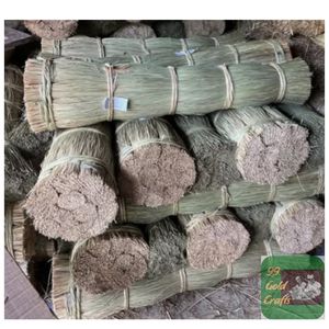 ตะกร้าสานด้วยมือจากหญ้าทะเลวัตถุดิบเส้นใยสำหรับพรมเสื่อโคมไฟและตะกร้าเก็บของพร้อมอุปกรณ์งานฝีมือที่เป็นมิตรต่อสิ่งแวดล้อม - Product Image 4