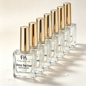 <span class=keywords><strong>Top</strong></span> <span class=keywords><strong>Coat</strong></span> Lucido a Rapida Asciugatura SENZA HEMA 15ml, Smalto per Unghie ad Asciugatura all'Aria, Produttore OEM ODM con Etichetta Privata - Product Image 5