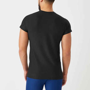 2022 nouveau T-Shirt noir conception personnalisée DTG impression Sublimation impression conception microfibre t-shirts pour hommes - Product Image 6