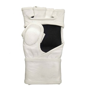 Guantes de medio dedo Muay Thai MMA de alta calidad al por mayor, guantes de boxeo, guantes de cuero MMA Pu Real para jóvenes - Product Image 5