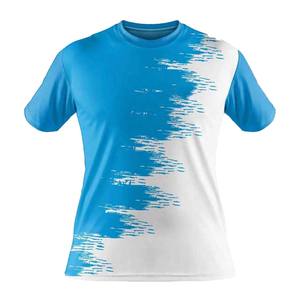 T-shirt décontracté pour homme à col rond, couleur unie, coupe régulière, respirant, séchage rapide, polyester/coton, impression numérique personnalisée pour campagne électorale - Product Image 5