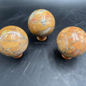 Esferas de Cristal de Jaspe Maligano Natural de Indonesia de 5 cm al por Mayor, Gemas Curativas de Alta Calidad Hechas a Mano y Pulimentadas - Product Image 3