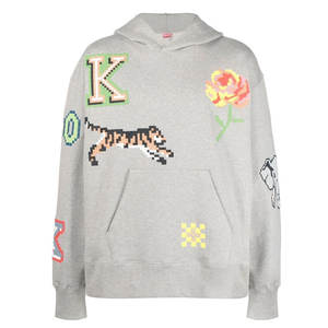 2024 meilleure arrivée hommes sweat à capuche surdimensionné qualité supérieure solide couleur unie saison d'hiver Polyester/coton teint Technique - Product Image 1