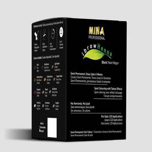 OEM Private Label Kit de henné pour les sourcils longue durée 6 semaines Teintes de sourcils imperméables Poudre de maquillage à base de plantes pour les États-Unis, le Royaume-Uni et l'Australie - Product Image 1