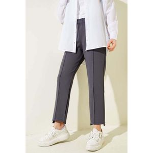 Femmes taille haute fumé pour pantalons de plongée taille élastique respirant décontracté XL taille coloré lavage froissé techniques pour le bureau - Product Image 3