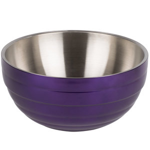Bol central rond en aluminium argenté moderne et écologique, design métallique durable pour la décoration intérieure - Product Image 3