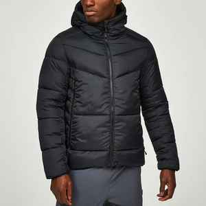 Chaqueta de invierno para hombre, Abrigo acolchado con capucha y cremallera para hombre, chaqueta acolchada de talla grande para viajes al aire libre, chaqueta acolchada personalizada para hombre - Product Image 5