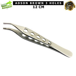 Pinzas de tejido Adson, pinzas de 5 agujeros, mango Manual ligero, base de instrumentos quirúrgicos de la mejor calidad - Product Image 4