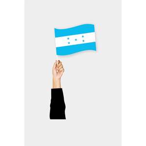 Drapeaux à main imprimés numériquement, style fanion, en polyester plastique ou soie, pour l'éducation et les agences de voyage - Product Image 1