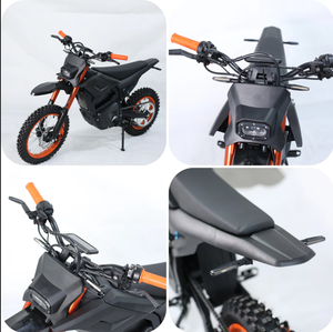 Moto électrique tout-terrain à moteur puissant de 4500 W, batterie au lithium 72 V, suspension intégrale, moteur sans balais, vélo électrique à grande vitesse, vente chaude - Product Image 6