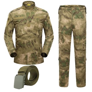 Conjunto de chaqueta y pantalones tácticos Unisex de camuflaje para exteriores-Rip-Stop ignífugo resistente al desgaste para entrenamiento de fuerza especial y caza - Product Image 5