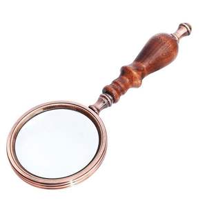 Classic Metal <b>Magnifying</b> <b>Glass</b> Accessory Suitable For Home Office Study Table And Decorative Display - Product Image 1
