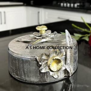 Support à cadeaux luxueux, bol en métal de qualité supérieure, design décoratif de luxe, pour une utilisation moderne à la maison - Product Image 2