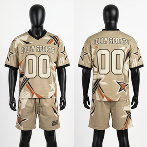 ชุดเสื้อฟุตบอลชายแบบสั้น 180 GSM ผ้าโพลีเอสเตอร์ตาข่ายพรีเมียม สีลาเวนเดอร์-ดำ พร้อมโลโก้ - Product Image 4