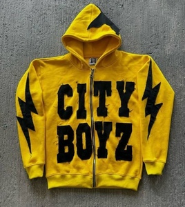 Fabricante de Sudaderas con Cremallera Extra Grandes Personalizadas, de Algodón Grueso, Felpa, Color Sólido, Ecológicas, Unisex, Estilo Urbano, con Bordado Técnico - Product Image 1
