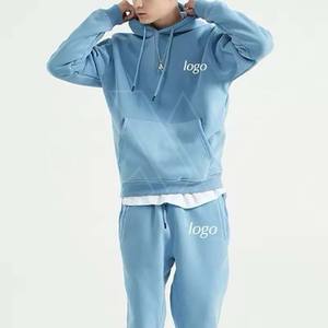 Vêtements pour hommes Ensemble 2 pièces tendance Streetwear Survêtement de jogging Ensemble pantalon de survêtement et sweat à capuche à manches longues personnalisé grande taille - Product Image 5