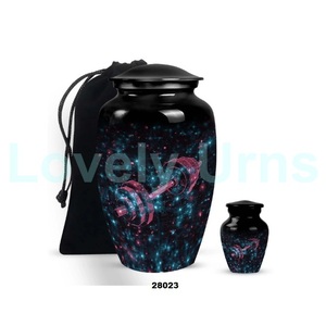 Gran oferta, gran urna de aluminio para adultos de cremación con mancuernas de gimnasio para cenizas humanas con bolsa de terciopelo gratis de urna de recuerdo - Product Image 5