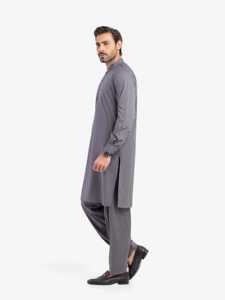 Salwar Kameez Traditionnel Pakistanais pour Hommes, Robe Musulmane Élégante pour Mariage Décontracté, Eid, Jumma et Tenue de Bureau Quotidienne - Product Image 4