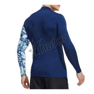 Personalizado de manga corta MMA Rush Guard Bjj transpirable sublimación impresa Rash Guard para hombres OEM Rash Guard con técnicas lavadas - Product Image 4