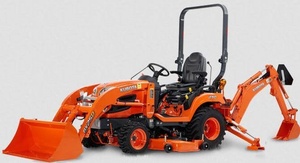 Tracteur agricole BX25D avec chargeur et pelle rétrocaveuse, 24 CV, diesel, 2 roues motrices, avec godet 4-en-1 - Product Image 6