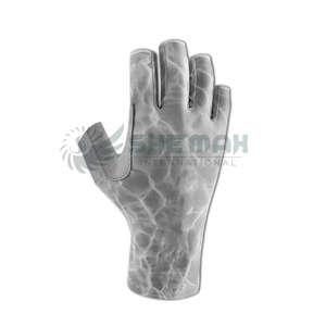 Gants de pêche robustes avec paumes rembourrées, sangles de poignet sécurisées et poignée texturée conçues pour les environnements de pêche en eau salée robustes - Product Image 1