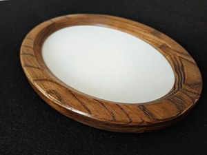 Thủ công hiện đại hình bầu dục bằng gỗ khung ảnh | thanh lịch hình bầu dục khung | độc đáo thủ công Crafted khung gỗ - Product Image 3