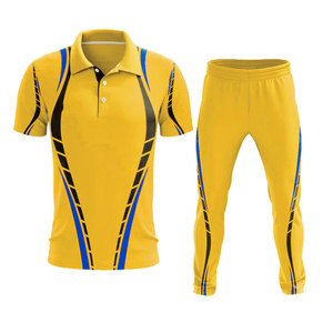 Uniforme de Cricket con Impresión por Sublimación Personalizada de Fábrica OEM, MOQ Bajo, Alta Calidad, Nuevos Diseños, Conjunto de Poliéster - Product Image 6