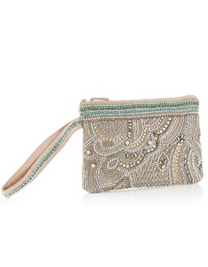 BRODERIE DE TRAVAIL UNIQUE MEILLEUR Style Bohème Broderie Perle Soirée Main Embrayage Sacs À Main Conception Fantaisie Doublure En Gros - Product Image 3