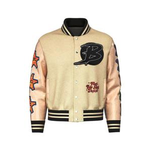 Hommes High Street Fashion Baseball Letterman Varsity Jacket Marque personnalisée Rouge Blanc Manches Prix de gros Saison d'hiver - Product Image 3