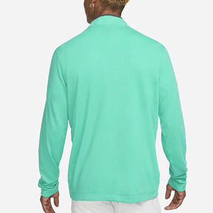<b>Men</b> Regular <b>Collarless</b> Casual Knitted Training Warm up T-<b>Shirt</b> Custom Logo High Quality Latest Custom Outdoor Full Sleeve <b>Shirts</b> - Product Image 2
