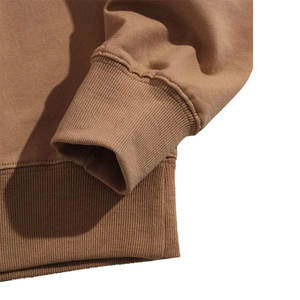 Sweats pull-over pour hommes personnalisés de haute qualité sweats à capuche en polyester de coton thermique d'hiver avec embellissements brodés en 3D - Product Image 3