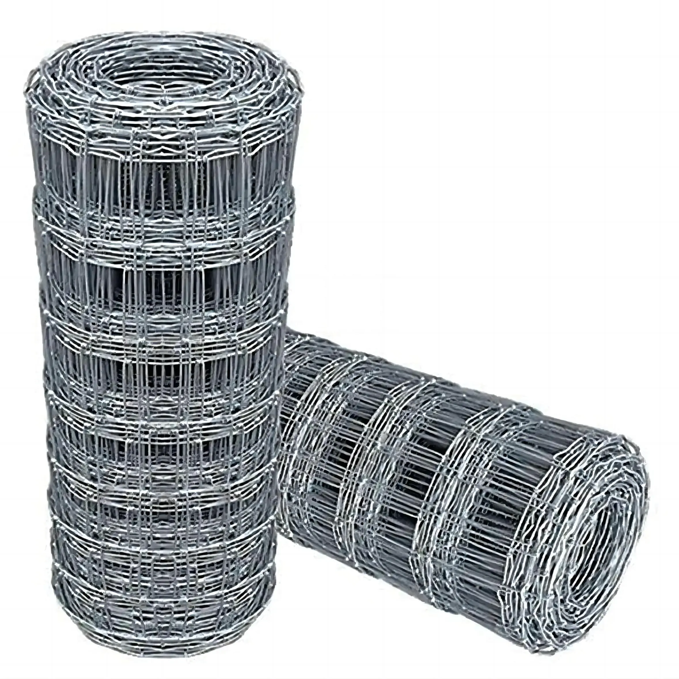 Wholesale galvanized cattle wire mesh fence goat sheep hog game wire deer farm fence field grassland fencing for goat