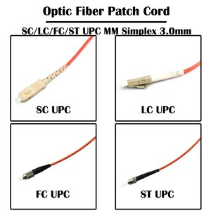 GL duy nhất chế độ sợi quang vá Cáp <span class=keywords><strong>SC</strong></span>/<span class=keywords><strong>LC</strong></span>/FC/ST 0.9mm/<span class=keywords><strong>2</strong></span>.0mm/3.0mm 1M Jumper cho FTTH 5G Mạng 10-năm bảo hành - Product Image 6