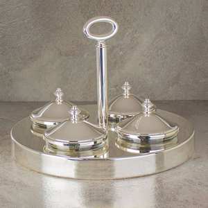 Un bol à bonbons en métal au look haut de gamme tendance rehausse la présentation de la marque dans les espaces commerciaux - Product Image 1