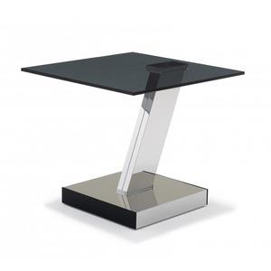 โต๊ะกาแฟห้องนั่งเล่นหรูหรา ชุบทอง พร้อมท็อปกระจก ดีไซน์ใหม่ล่าสุด เฟอร์นิเจอร์ โต๊ะข้างชุบทอง ท็อปกระจก - Product Image 5