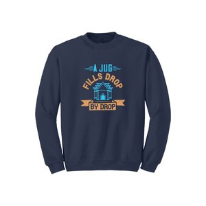 Sweat-shirt en mélange de coton avec des thèmes de bouddha imprimés Style décontracté 12 options de couleur 260-280 Placement de conception personnalisable GSM lourd - Product Image 1