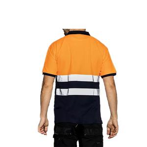 เสื้อโปโลแขนสั้นผ้าโพลีเอสเตอร์100% ชุดยูนิฟอร์มเพื่อความปลอดภัย - Product Image 2