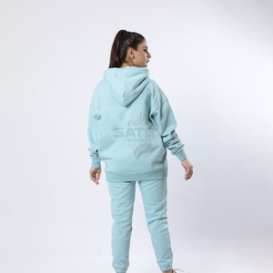 Survêtement pour femme personnalisé, haute qualité, 100% coton, décontracté, uni, écologique, jogging imprimé, utilisation en hiver, grande taille - Product Image 3