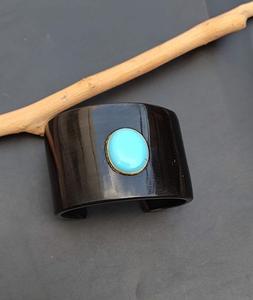 กำไลข้อมือเขาควายคุณภาพพรีเมียม ขนาดสั่งทำ สไตล์วินเทจ ขัดเงาธรรมชาติ สำหรับงานแต่งงานและเป็นของขวัญมิตรภาพ - Product Image 3