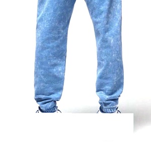 Pantalon de jogging épais délavé à l'acide MJSI TRADING avec taille haute élastique, logo personnalisé, pour homme, style streetwear, hiver - Product Image 6