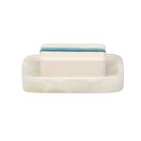 Faizacraft-Porte Savon en Résine Écologique, Fait à la Main, pour Salle de Bain, pour Lavabo et Douche