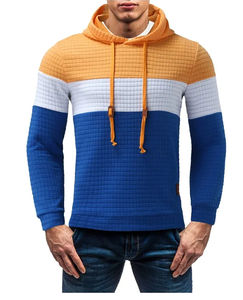 Ensemble de survêtements à capuche unisexe grande taille pour hommes, ensemble uni personnalisé OEM, survêtement à capuche uni pour entraînement et fitness - Product Image 2